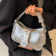 Silver Daily Vintage Solid Metal Accessories Decoration Bags