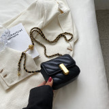 Red Daily Simplicity Solid Chains Bags