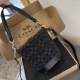 Black Casual Street Geometric Patchwork Bags