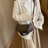 Deep Coffee Vintage Simplicity Solid Rivets Bags