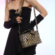 Yellow Daily Leopard Patchwork Zipper Bags