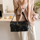 Pink Sweet Daily Solid Fold With Bow Bags