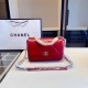Red Casual Simplicity Letter Chains Bags