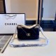 Black Casual Simplicity Letter Chains Bags