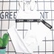 White Sportswear Simplicity Letter Patchwork Swimwears
