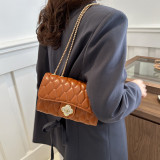 Rose Red Celebrities Elegant Solid Chains Bags