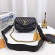 Black Casual Simplicity Letter Patchwork Chains Bags