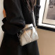 Silver Daily Patchwork Zipper Bags