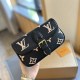 Black Casual Street Letter Patchwork Bags