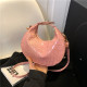 Pink Vintage Celebrities Animal Print Asymmetrical Bags