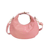 Pink Vintage Celebrities Animal Print Asymmetrical Bags