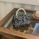 Black Silver Celebrities Elegant Solid Sequins Chains Bags