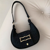 Rose Red Daily Simplicity Solid Texture Felt Bags