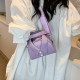 Purple Daily Patchwork Zipper Bags