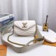 White Casual Simplicity Letter Patchwork Chains Bags