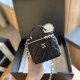 Black Casual Simplicity Letter Chains Zipper Bags