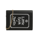Black Daily Print Patchwork Bags