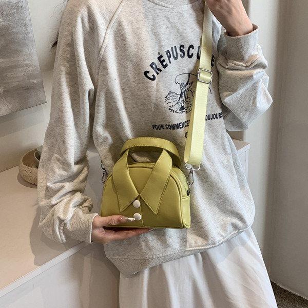 Green Daily Patchwork Zipper Bags