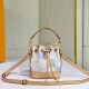 Blue Street Simplicity Letter Plaid Patchwork Draw String Bags