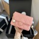 Pink Casual Simplicity Letter Chains Bags