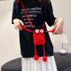 Red Daily Patchwork Weave Bags