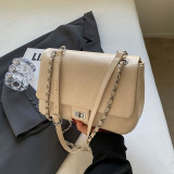 Deep Coffee Simplicity Solid Fold Bags