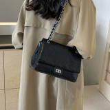 Deep Coffee Simplicity Solid Fold Bags