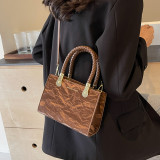 Black Sweet Simplicity Gradient Patchwork Bags