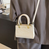 Black Sweet Simplicity Gradient Patchwork Bags