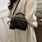 Rose Pink Casual Simplicity Letter Patchwork Bags