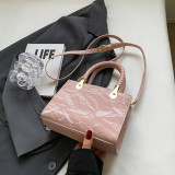 Black Sweet Simplicity Gradient Patchwork Bags