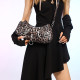 Brown Daily Leopard Patchwork Zipper Bags