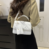 Rose Pink Casual Simplicity Letter Patchwork Bags