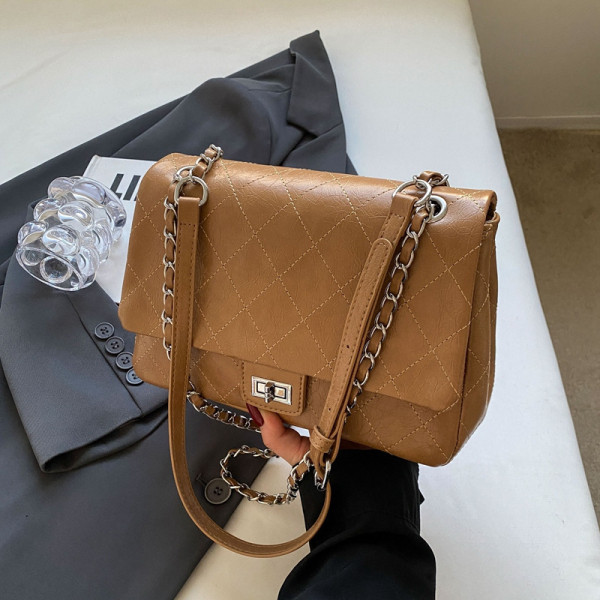Brown Simplicity Solid Fold Bags