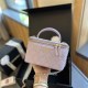 Purple Casual Simplicity Letter Chains Zipper Bags