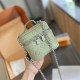 Green Casual Simplicity Letter Chains Zipper Bags
