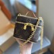 Coffee Casual Street Letter Chains Zipper Bags