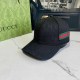 Black Casual Street Letter Patchwork Hat