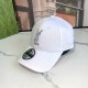 White Casual Street Letter Embroidered Hat