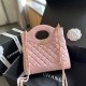 Pink Casual Simplicity Letter Chains Bags