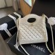 White Casual Simplicity Letter Chains Bags