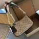 Black Brown Street Simplicity Letter Patchwork Zipper Bags