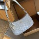 Gray Blue Street Simplicity Letter Patchwork Zipper Bags
