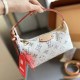 White Street Vintage Letter Zipper Bags
