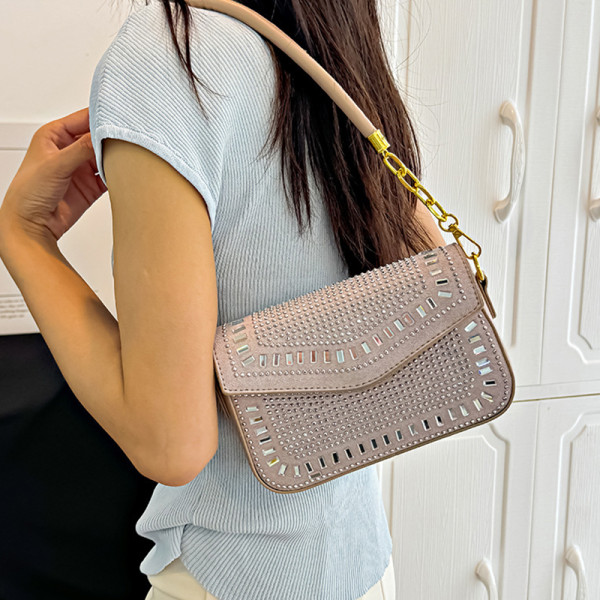Khaki Daily Patchwork Bags