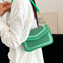 Green Daily Patchwork Bags