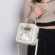 White Daily Butterfly Patchwork Bags