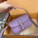 Purple Simplicity Letter Patchwork Bags