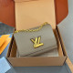 Lady Grey Casual Simplicity Letter Patchwork Bags