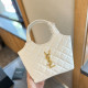 White Casual Simplicity Letter Chains Bags